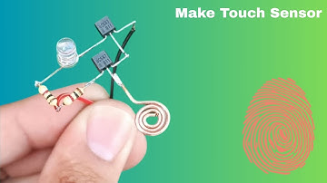 Touch Sensor Using BC547 Transistor | Simple Electronics Project | bc547 TOP PROJECT DIY electronics