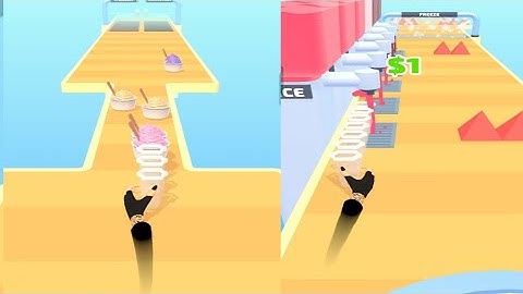 Popsicle Stack in New Level Very Satsfying Relaxing ASMR Walkthrough Gameplay Android IOS