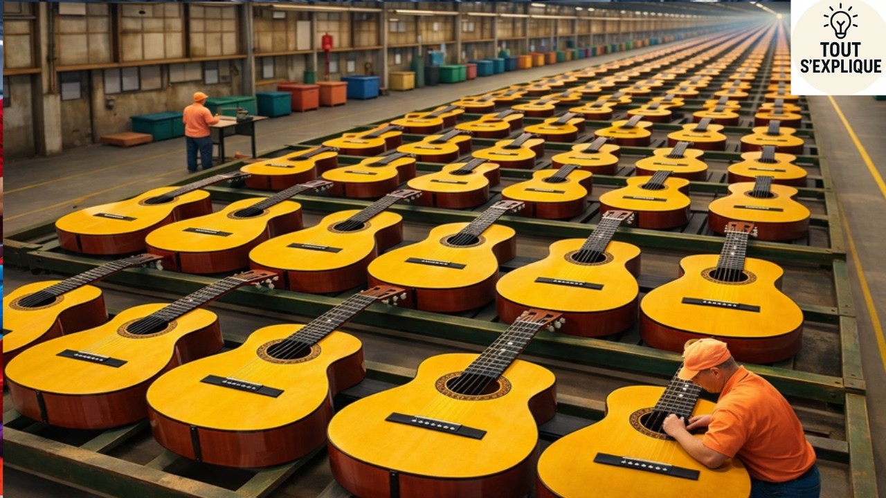 Comment c’est fait : Les guitares acoustiques — des millions produites dans les méga-usines