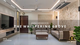 Aparna Sarovar Zicon 3Bhk Home Interiors Hyderabad Home Tour Chic Spaces Interior Design
