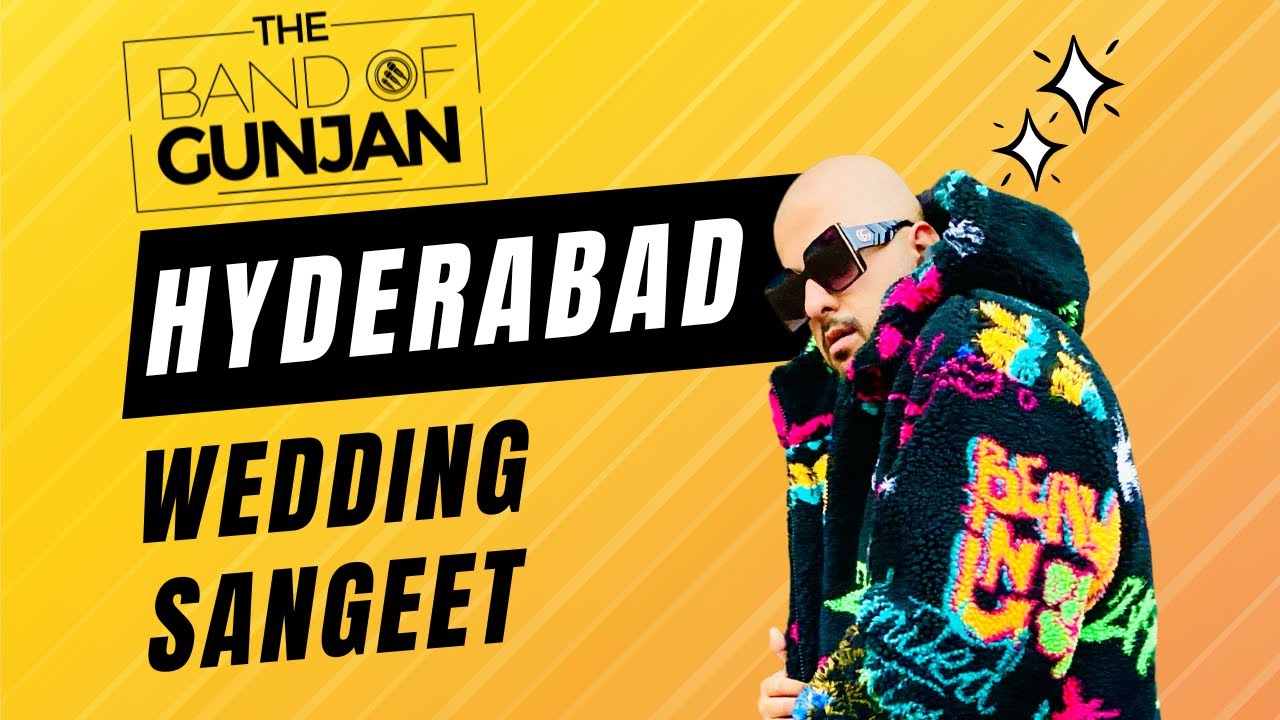 HYDERABAD || WEDDING RECEPTION || THE BAND OF GUNJAN || DJ BLING