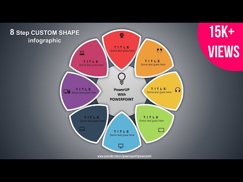 8.Create 8 Step CUSTOM SHAPE infographic|PowerPoint Presentation|Graphic Design|Free Template