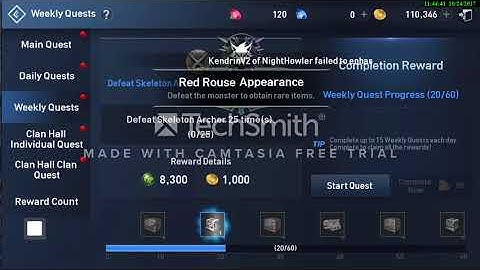 Lineage 2 Revolution - WeeklyQuest script done with AnkuLua