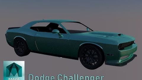 Dodge Challenger Modeling Time Lapse Part 1