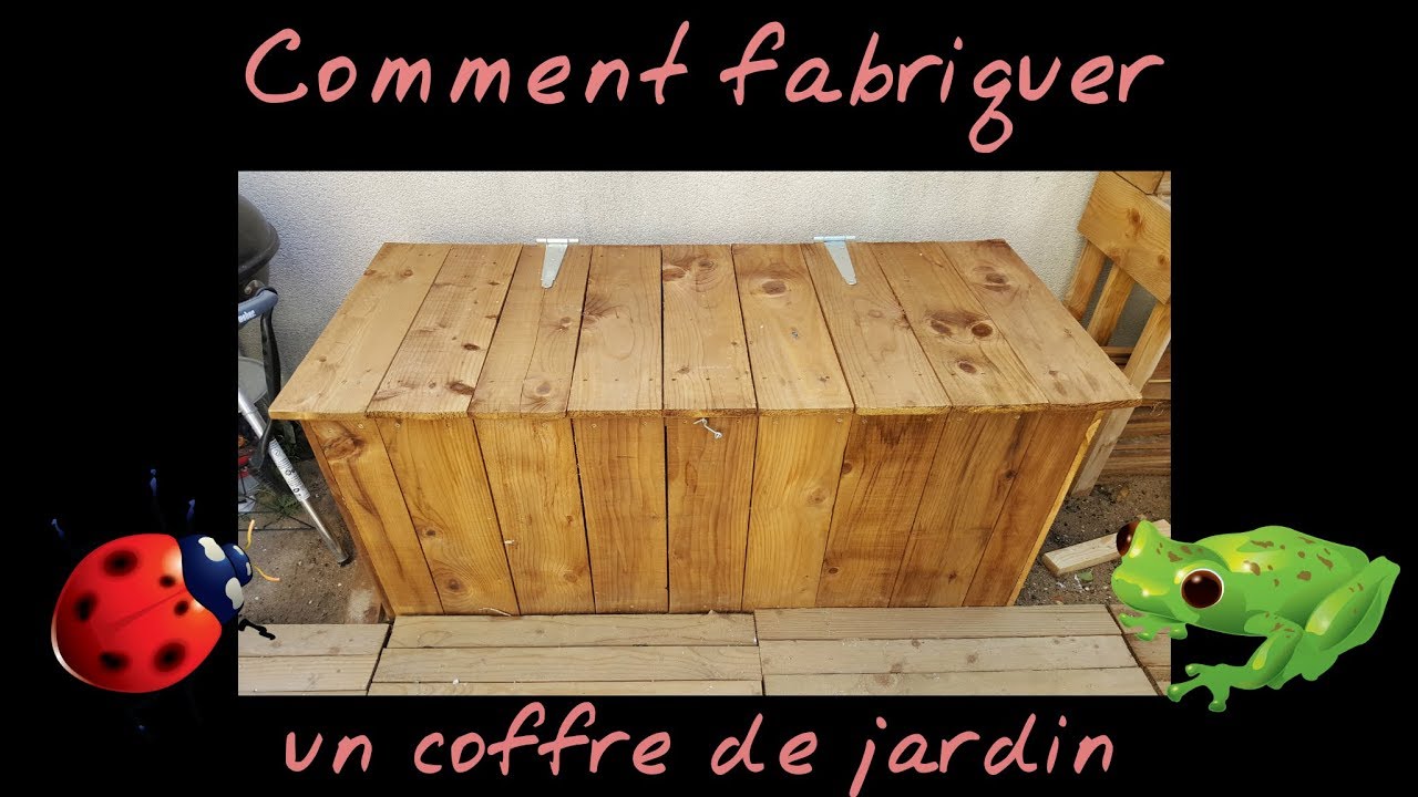 Comment fabriquer un coffre de jardin avec des planches de récup