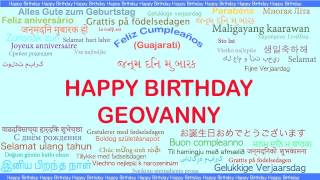 Geovanny   Languages Idiomas - Happy Birthday