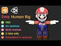 This tool free to create animation any 3d characters   unity tutorial