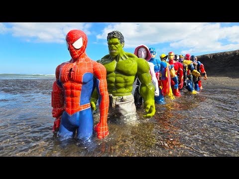 استعادة شخصيات أفنجرز المتحركة سبايدرمان مايلز هالك ثور كابتن أمريكا فينوم ثانوس