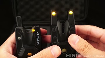 Tutorial on connecting Hirisi Fishing Bite Alarm S7 to the receiver