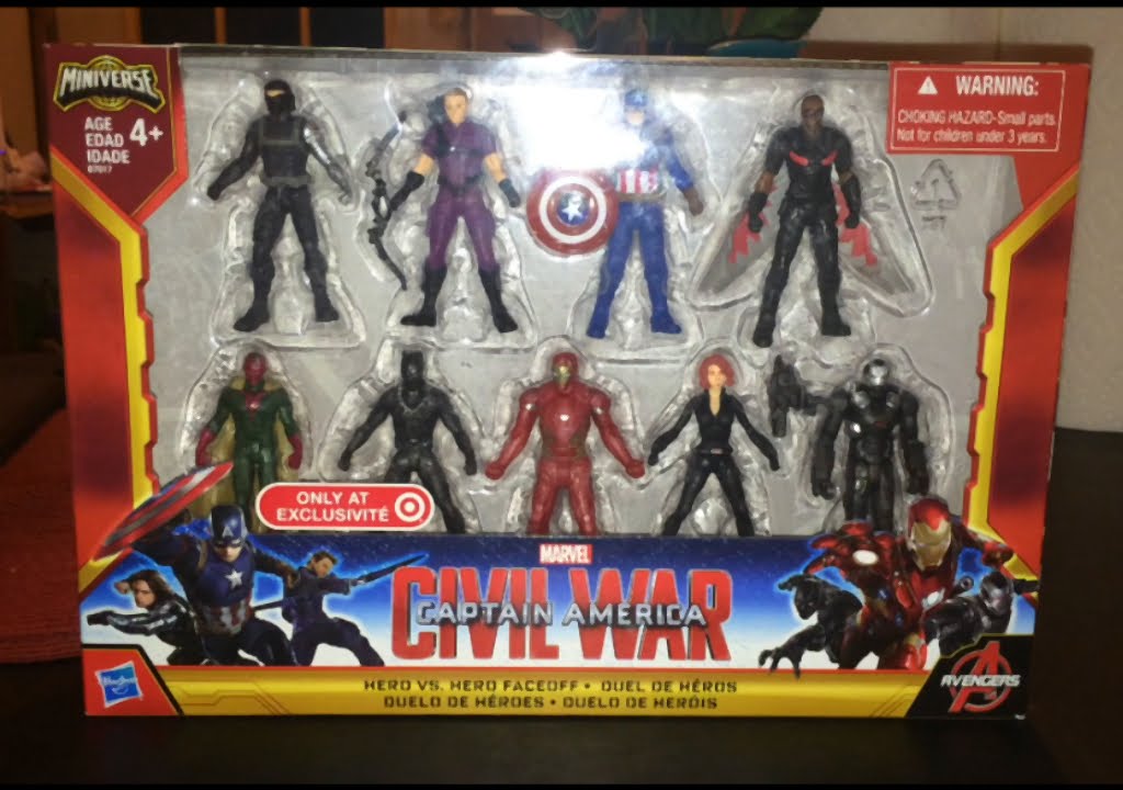 marvel civil war action figures