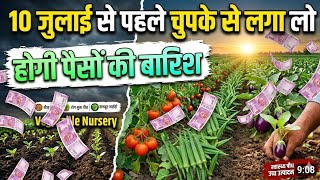 10 जुलाई से पहले लगाए ये 5 सब्ज़ियाँ /जून जुलाई में कौन सी सब्जी लगाए| July me Sabji ki kheti