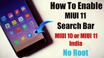 Enable MIUI 11 bottom search bar in any xiaomi device 😈| DOWNLOAD ⬇️