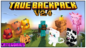 the best backpacks mod for minecrft pe 1.21+ | MCPE 1.21+BACKPACK PLUS ADDON