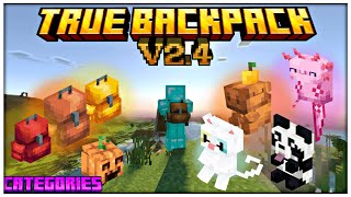 the best backpacks mod for minecrft pe 1.21+ | MCPE 1.21+BACKPACK PLUS ADDON screenshot 5