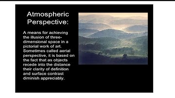 Introduction to Atmospheric Perspective