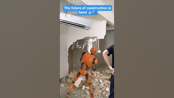 AI-powered robotic demolition🤖🔨 #constructiontech #house