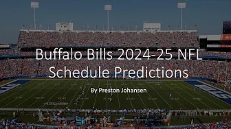 Buffalo Bills 2024-25 NFL Schedule Predictions thumbnail