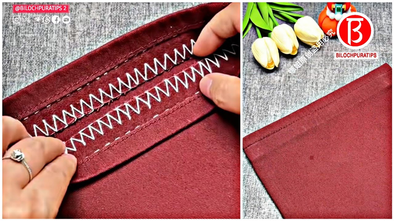 Change the length of your pants at home Slow Version Full Video Tutorial Episode 143