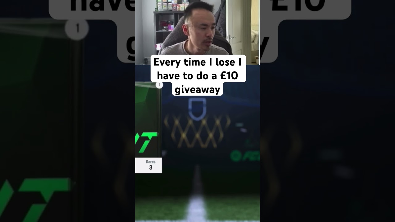 If I lose I giveaway £10 