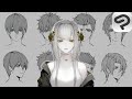 Tutorial how to sketch anime hair  thececile