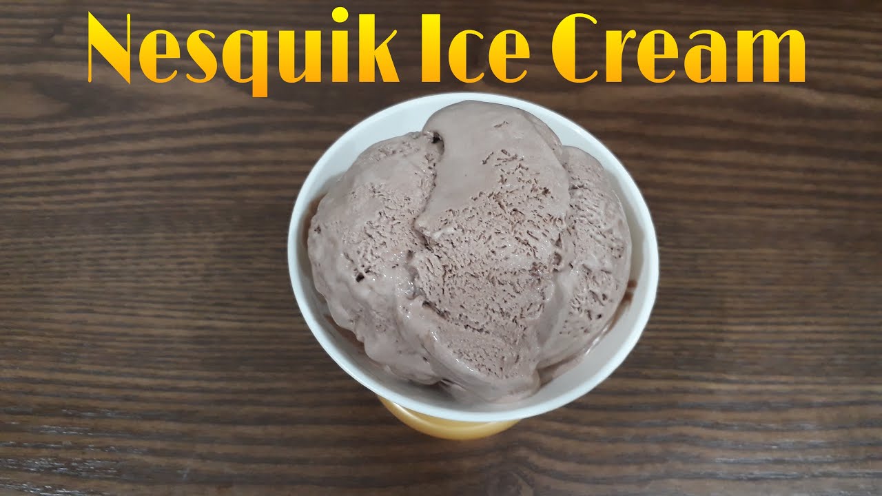 Nesquik Ice CreamChocolate Ice Cream YouTube