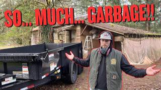Removing Decades of JUNK from our New Property! IT NEVER ENDS!!/Property Rehab Ep 2