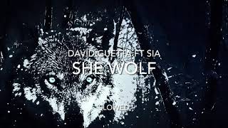 David Guetta ft Sia - She wolf ~ Slowed