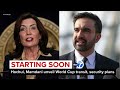 LIVE | NYC Mayor Zohran Mamdani, NY Gov. Kathy Hochul unveil World Cup transit and security plans