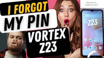 Forgot My PIN to my Vortex Phone - How to Reset Vortex Z23 ⚠️ STROBE WARNING ⚠️