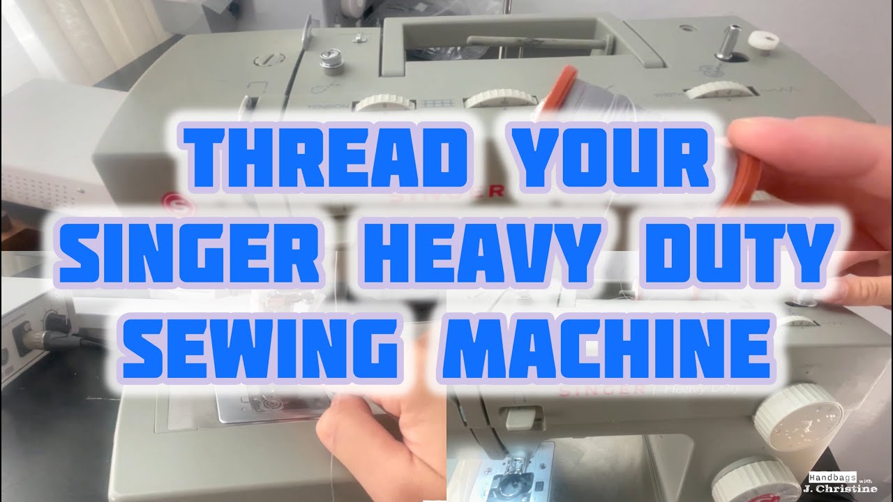 Learn to Thread the SINGER Heavy Duty Sewing Machine - YouTube