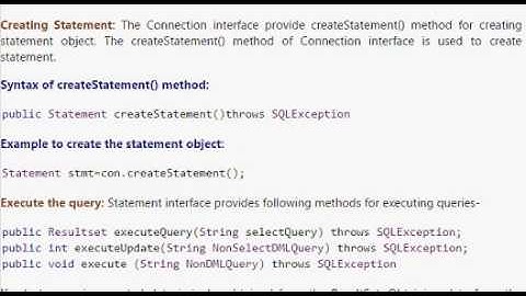 Example of JDBC Connection to Connect with Database