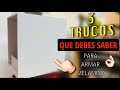 3 TRUCOS QUE DEBES SABER PARA ARMAR MELAMINA