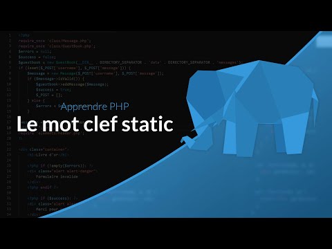 Learn PHP: Chapter 25, Static