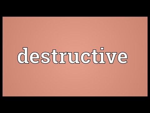 Destructive Meaning