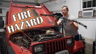 Building AN Fuel Lines for the Jeep