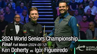 2024 World Seniors Snooker Championship Final: Ken Doherty vs. Igor Figueiredo (Full Match)