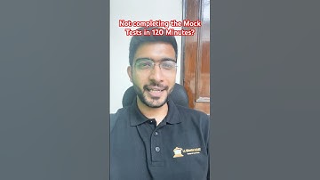 Maximum Time Limit Per Section| Do Mock Tests in less than 120 Minutes | Keshav Malpani #shorts
