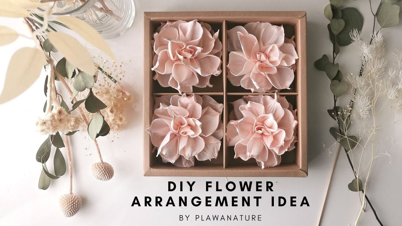 Using A Pink Flower DIY pink flower arrangement idea. - YouTube