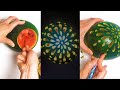 癒し系ASMR動画をつくってみた！スイカの皮で作るランプの作り方【音フェチ】