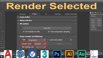 Chức năng render select 3dmax vray 5 | Chức năng render select 3dsmax