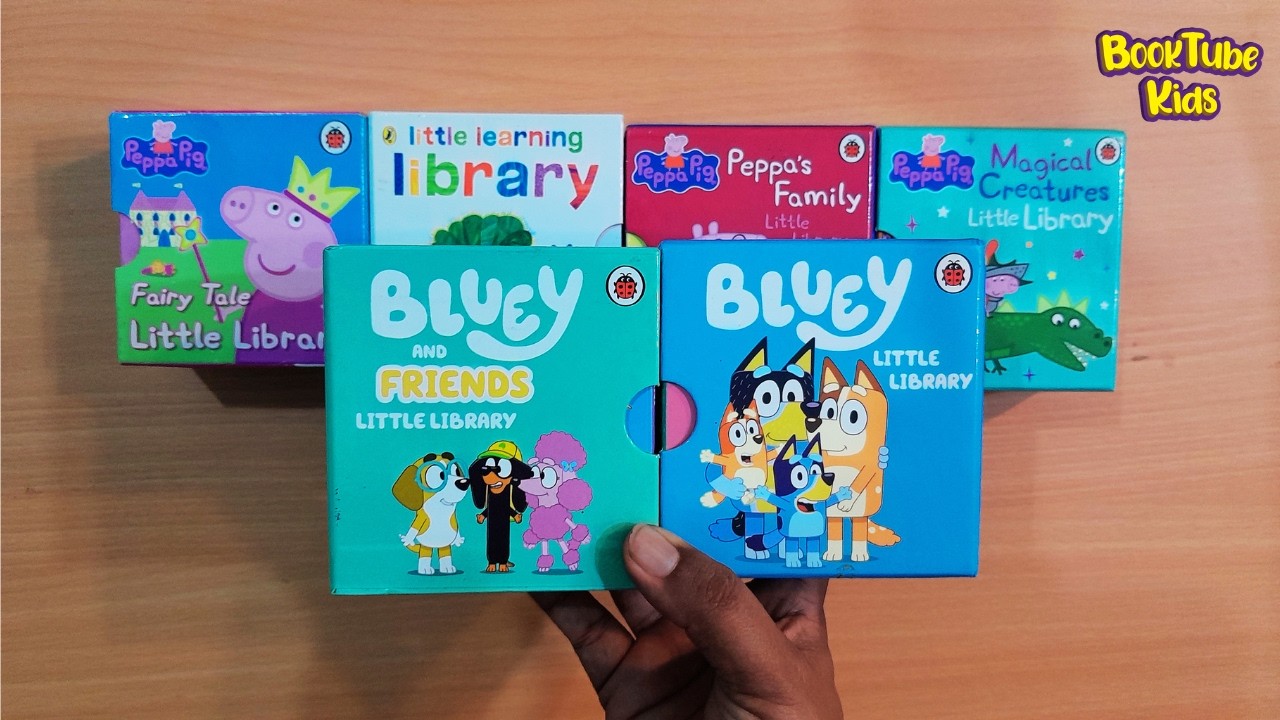 📚 Коллекция «Маленькая библиотека» | Блюи 🐶 и Пеппа Пиг 🐷 | Мини-книги для детей