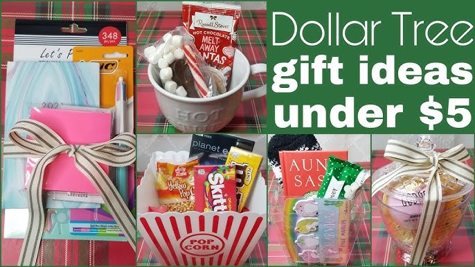 Last Minute Christmas Gift Ideas For Under $5/ 5 Under $5/ Dollar Tree Christmas  Gift Ideas/ 