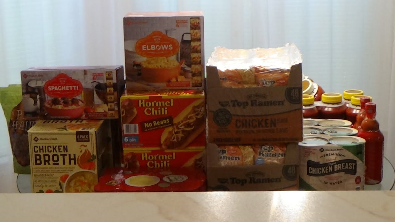PREPPER PANTRY BASICS SAM'S CLUB HAUL It's not too late YouTube