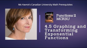 Functions 4.5  Graphing and Transforming Exponential Functions