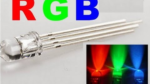 Como usar Led RGB para gerar diversas cores