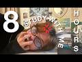 study with me live: 8 hours (real sounds, no music, 50/10 pomodoro technique) 🌷
