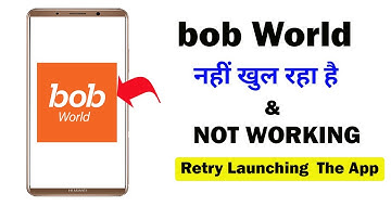 ✅Fix Android bob World App Not Working and Not Open Problem ✅