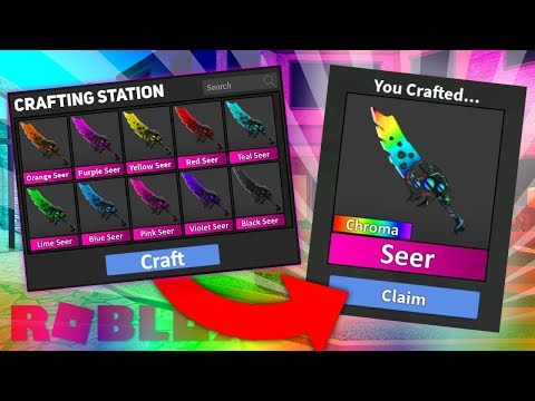 Crafting Chroma Seer Godly Knife Looks So Cool Youtube