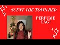 SCENT THE TOWN RED PERFUME TAG!-MY FRAGRANCE COLLECTION