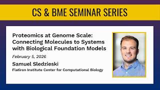 Proteomics at Genome Scale – Samuel Sledzieski